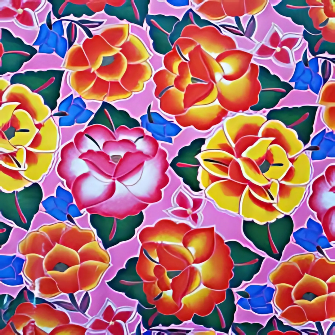 Mantel de hule Mexicano de 120 x 240cm.