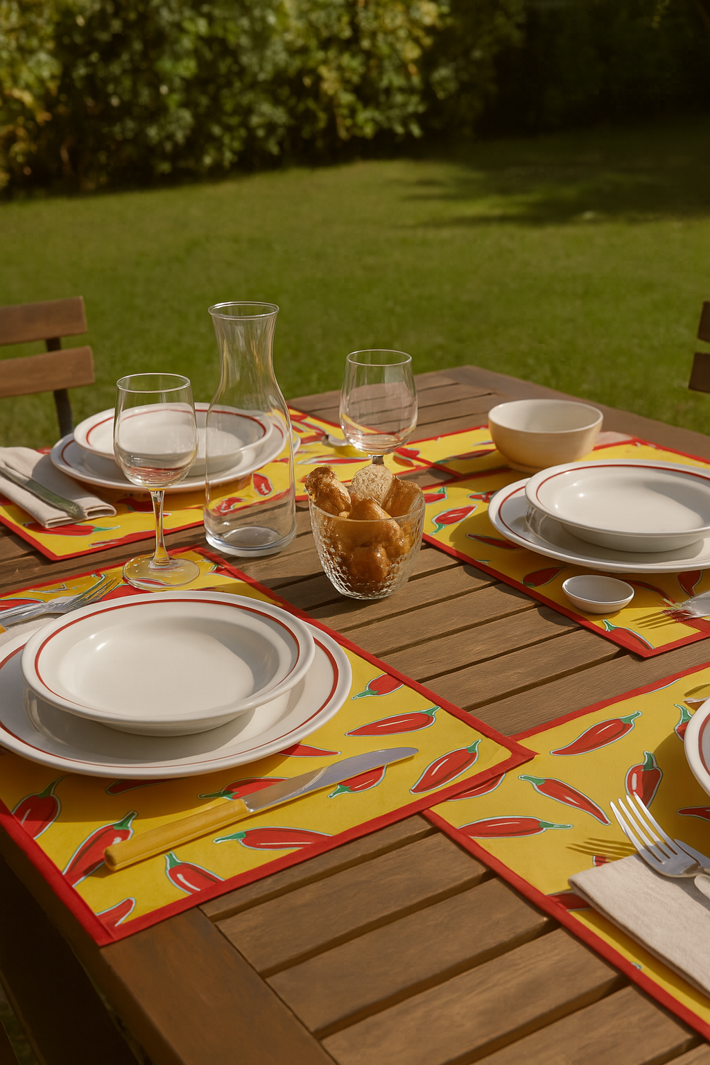 Juego de 4 Manteles Individuales Reversibles 🍽️