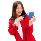 Cartera pequeña  artesanal 100% reciclada