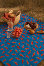 Mantel Cuadrado , Impermeable y Reversible 120 x 120