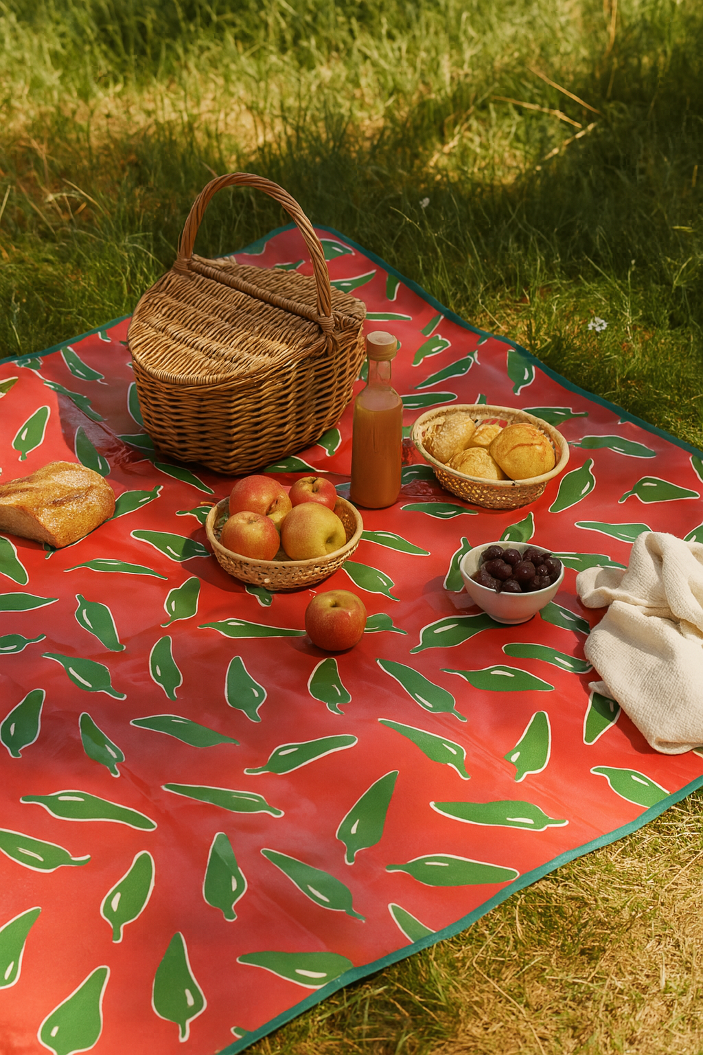 Mantel Cuadrado , Impermeable y Reversible 120 x 120