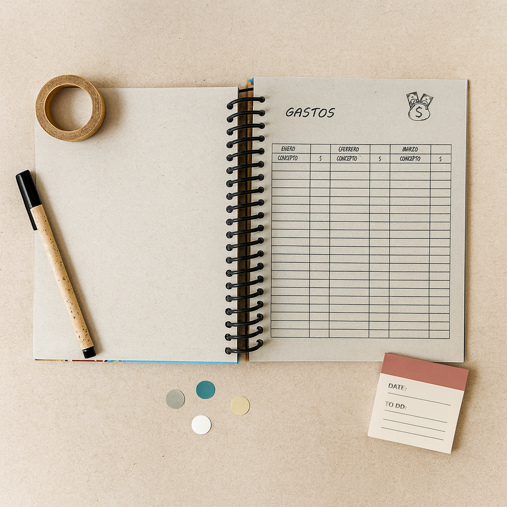 📖 Agenda Universal de Papel Reciclado