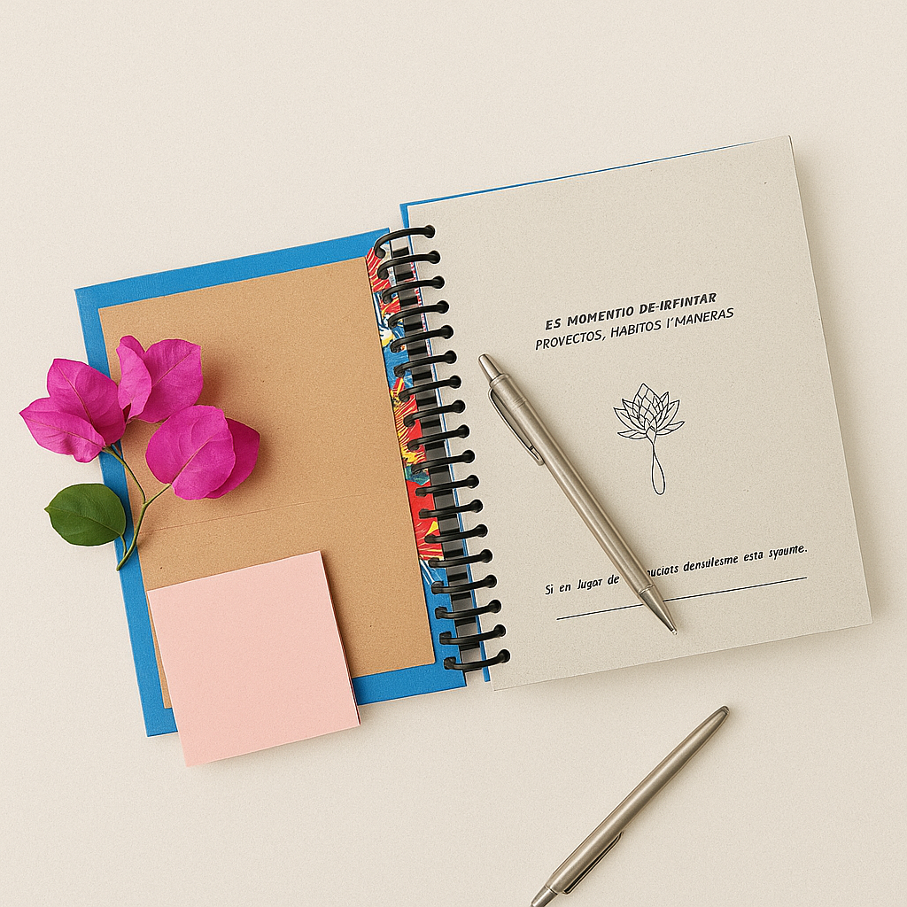 📖 Agenda Universal de Papel Reciclado