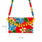 Bolsa Clutch Artesanal Hecha en México con Descartes