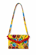 Bolsa Clutch Artesanal Hecha en México con Descartes