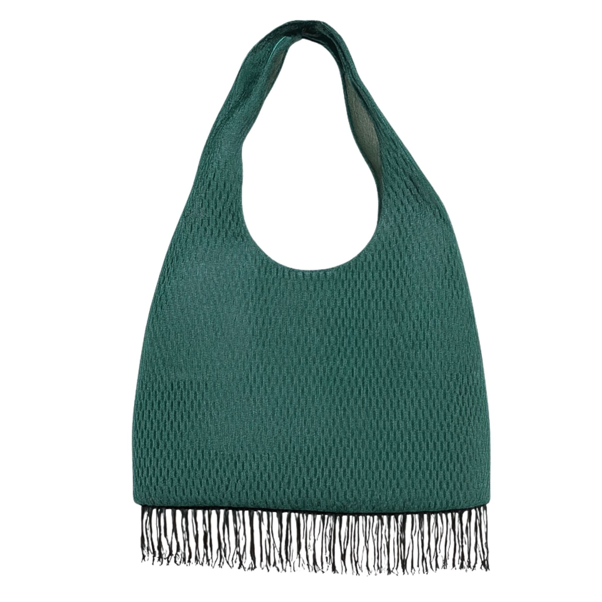 Bolso Ovo de malla mexicana con cierre | Ligero y amplio