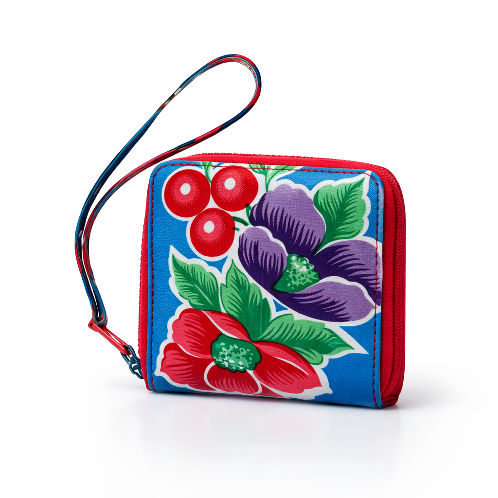 Cartera pequeña reciclada – práctica y hecha en México