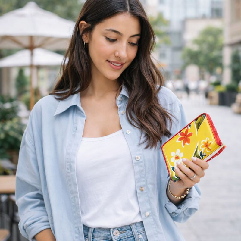 Cartera Grande Artesanal 100% reciclada