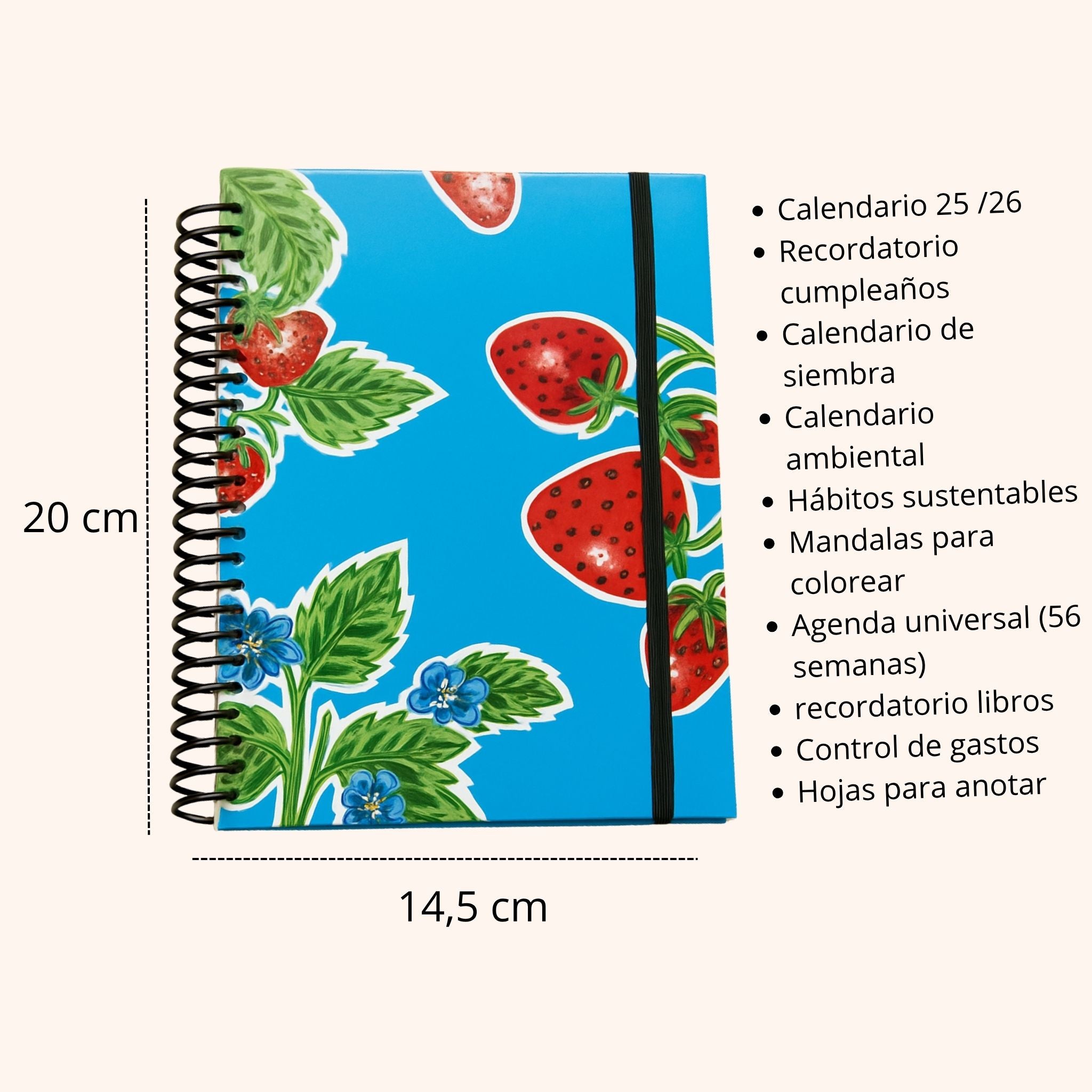 📖 Agenda Universal de Papel Reciclado