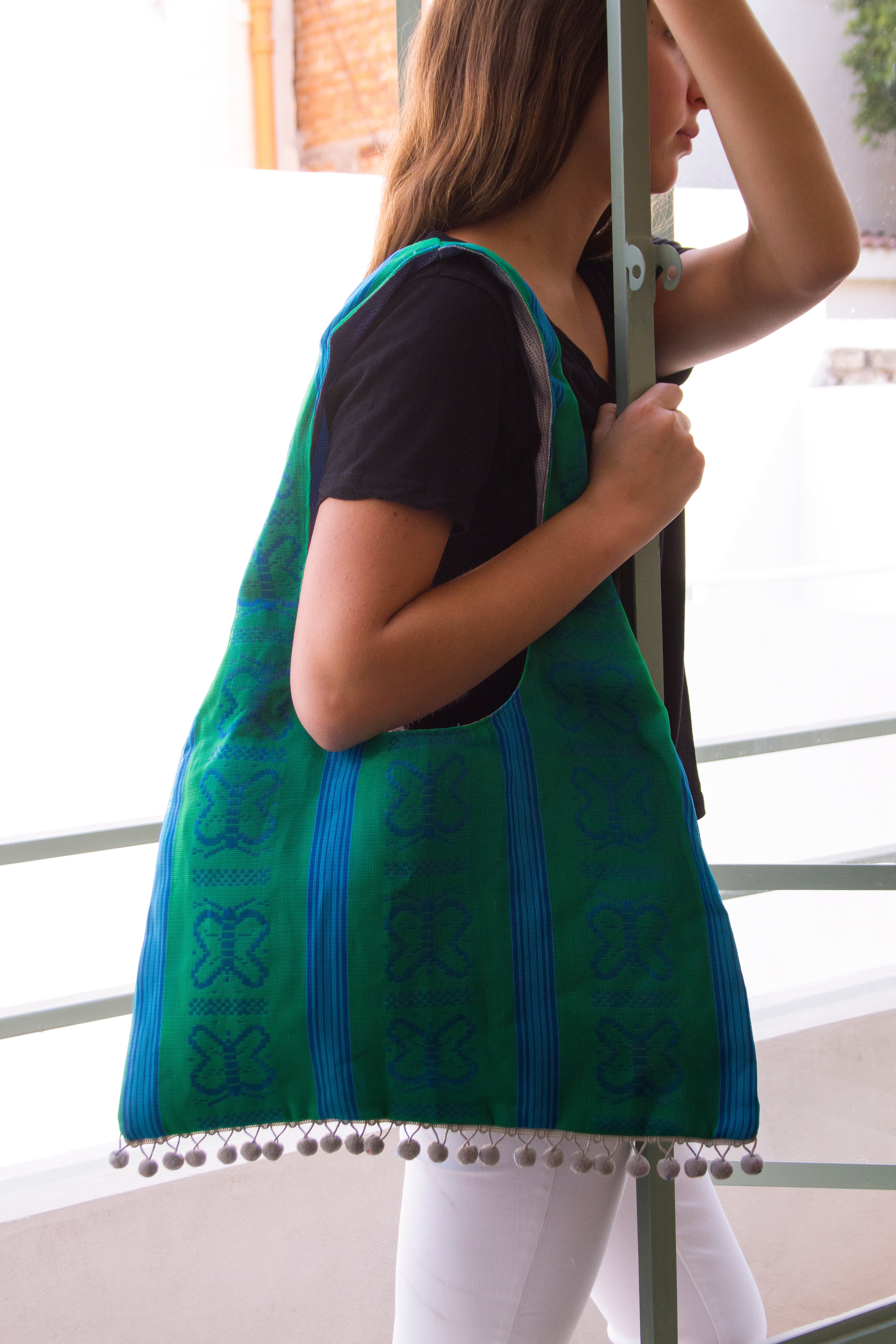 Bolso Ovo de Malla Mexicana Colorida  | Ligero y Amplio