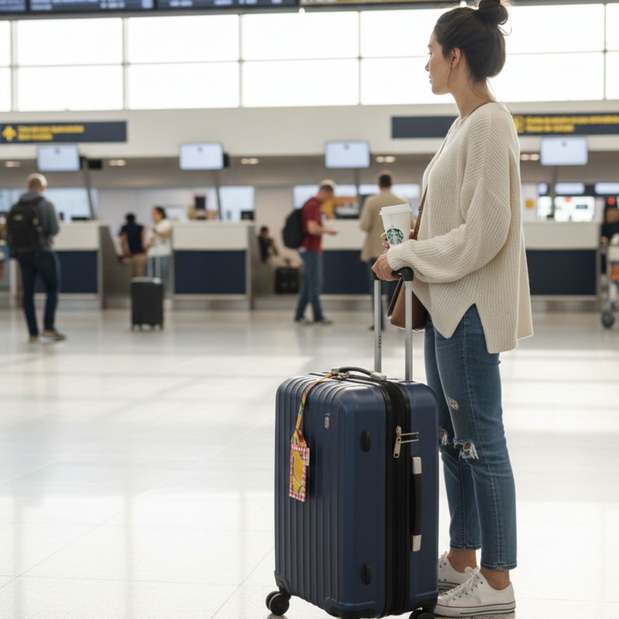 Identificador  de Maleta Colorido Reciclado