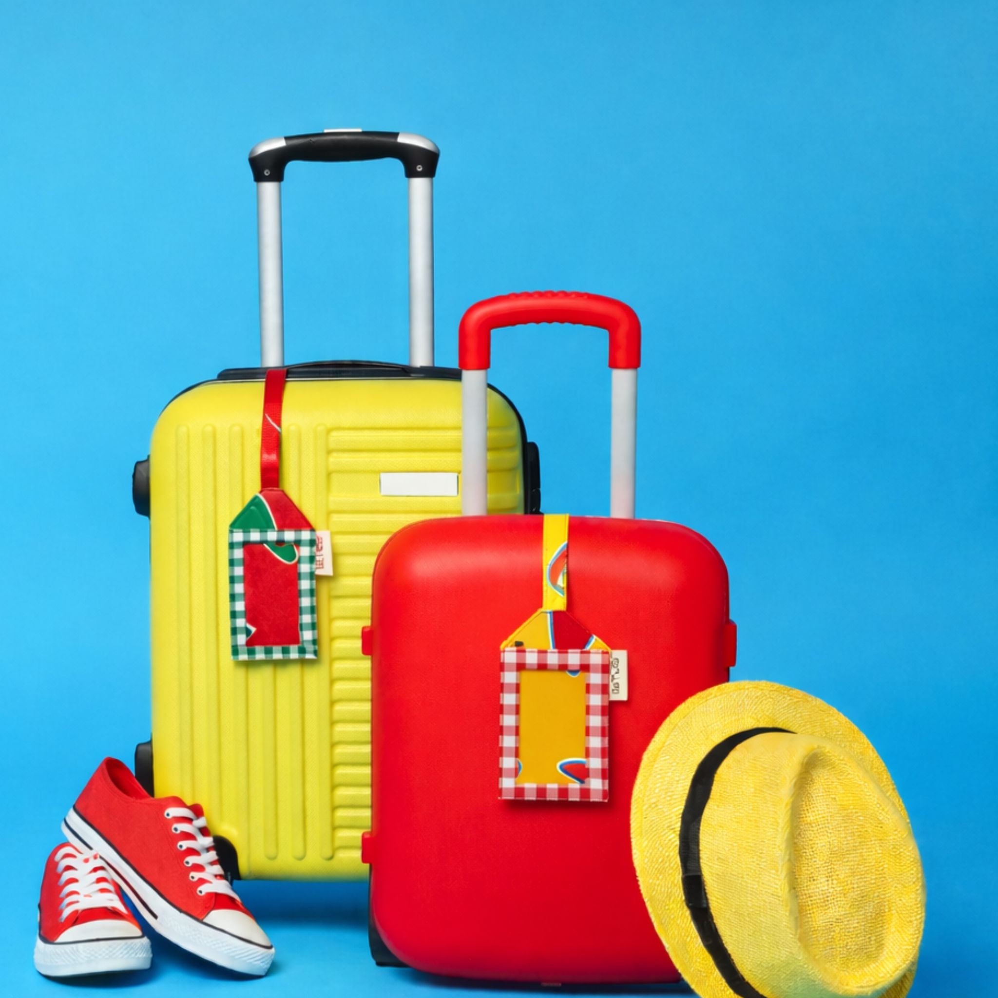 Identificador  de Maleta Colorido Reciclado