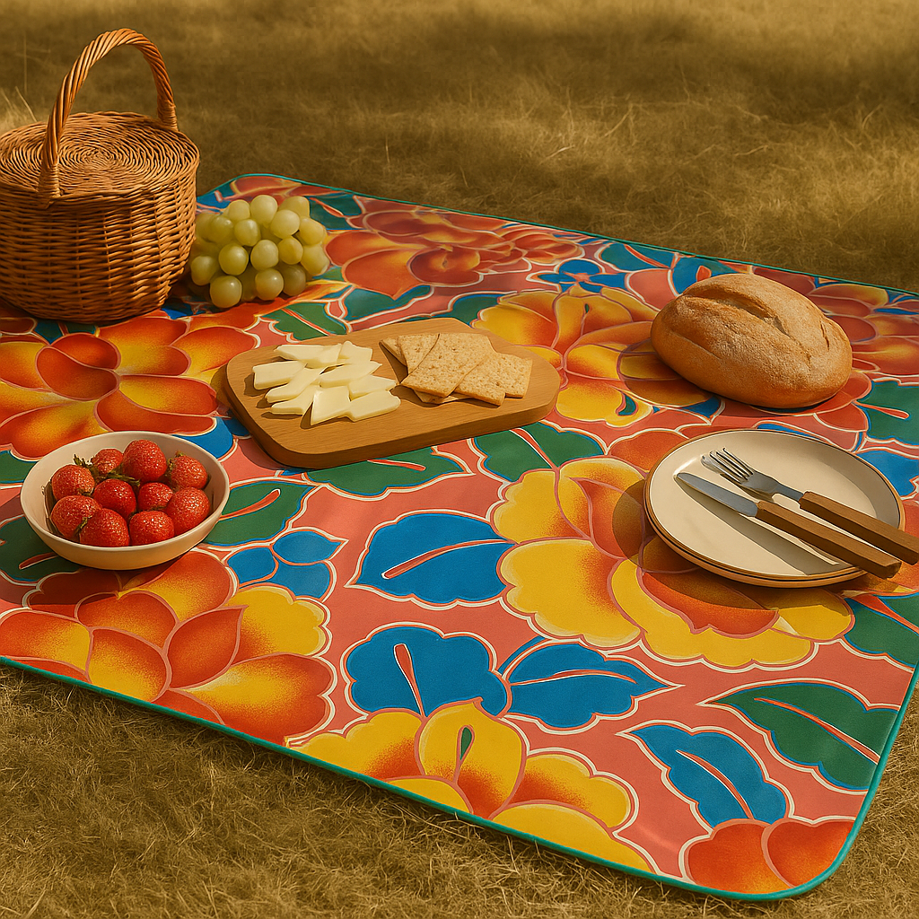 Mantel Cuadrado , Impermeable y Reversible 120 x 120