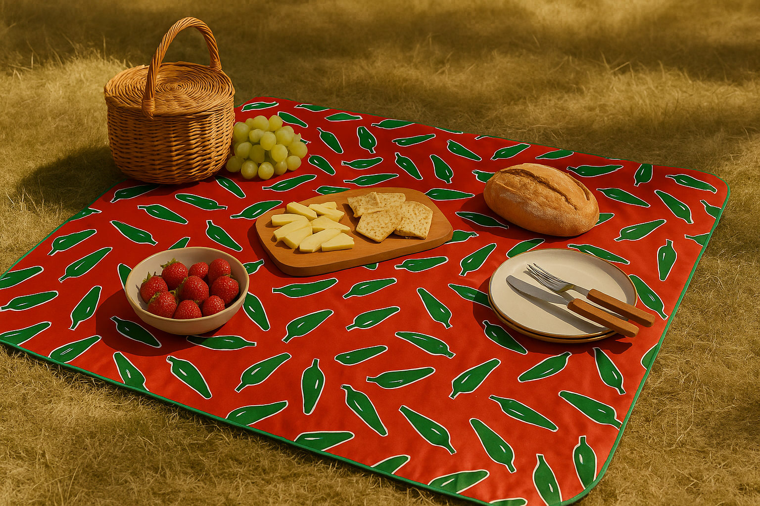 Mantel Cuadrado , Impermeable y Reversible 120 x 120