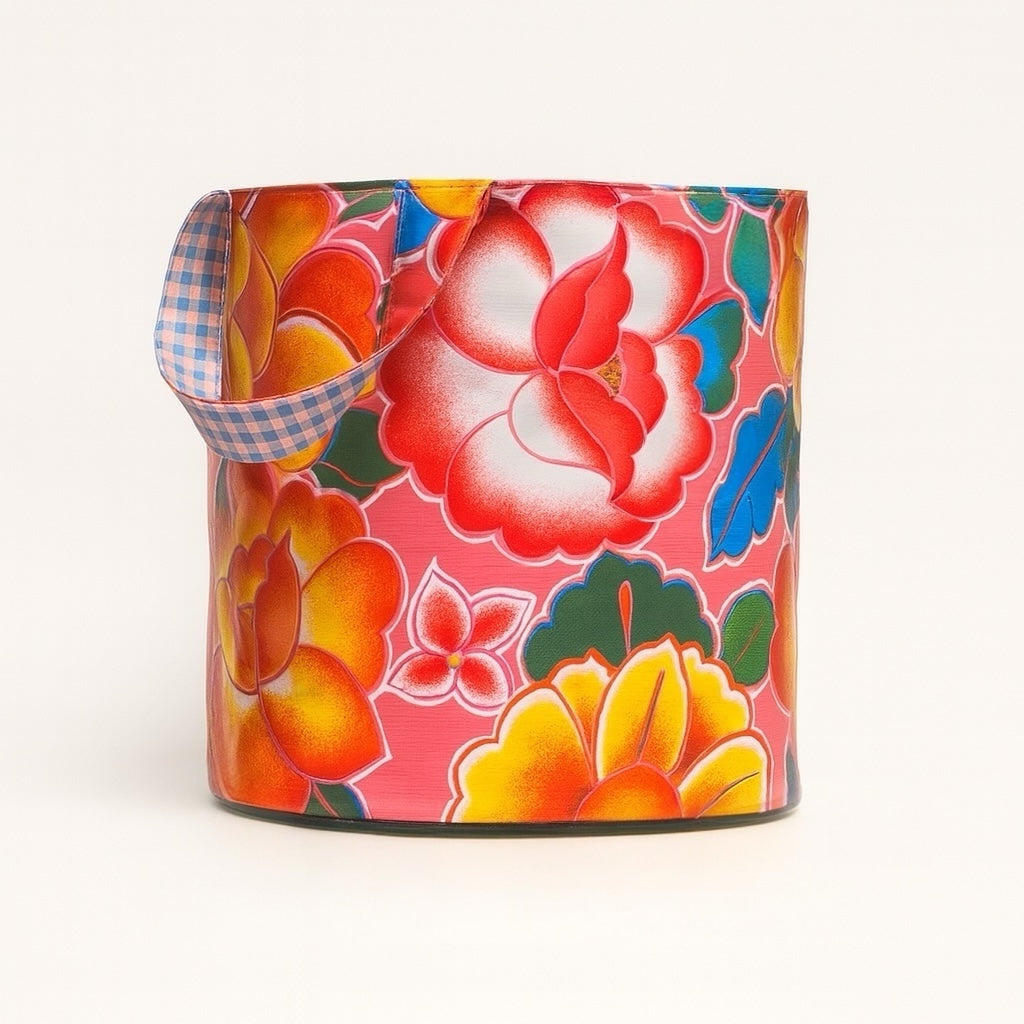 Bolsa Tote  Redonda Reversible deTule