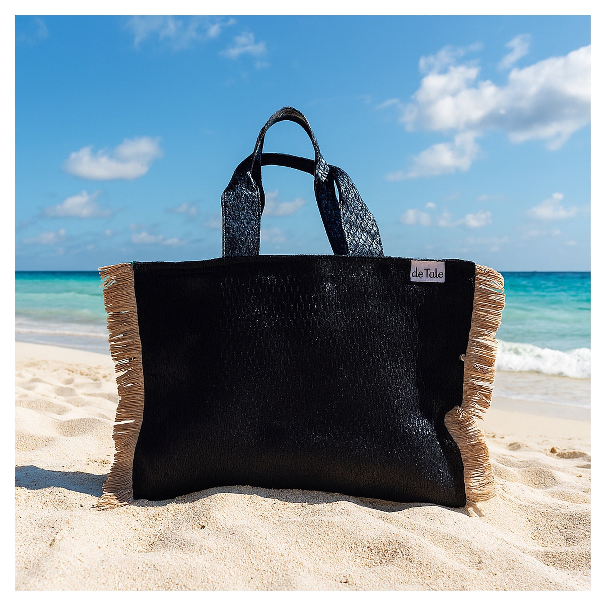 Bolsa Tote con flecos