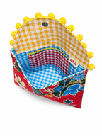 Bolsa Clutch Artesanal Hecha en México con Descartes
